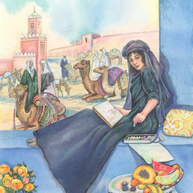 Иллюстрация к книге «Удивительные девочки России»