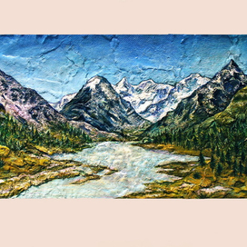 Горная река.