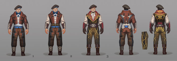 Концепт костюма ремесленника.