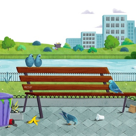 Иллюстрация к книге Куда девается мусор 