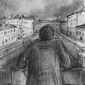 Иллюстрация к роману "Преступление и наказание"