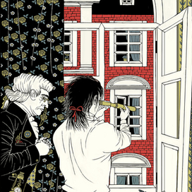 Иллюстрация-1 к Э. Т. А. Гофману "Песочный человек" / E. T. А. Hoffmann "Der Sandmann