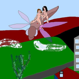 На стрекозе