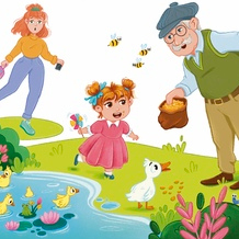 Книжная иллюстрация для книги про детскую безопасность