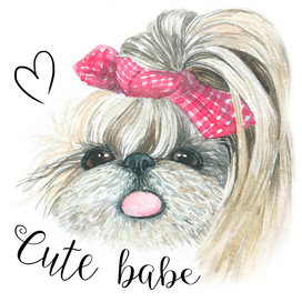 Принт для творческой мастерской "HappyDog"