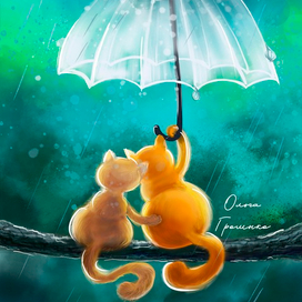 любовь под дождём