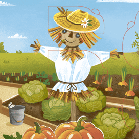 Кто живёт на ферме? Книжка с окошками