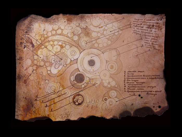 Исидиан (фрагмент плана сверху)