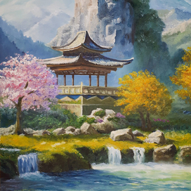 Где встретились весна и осень