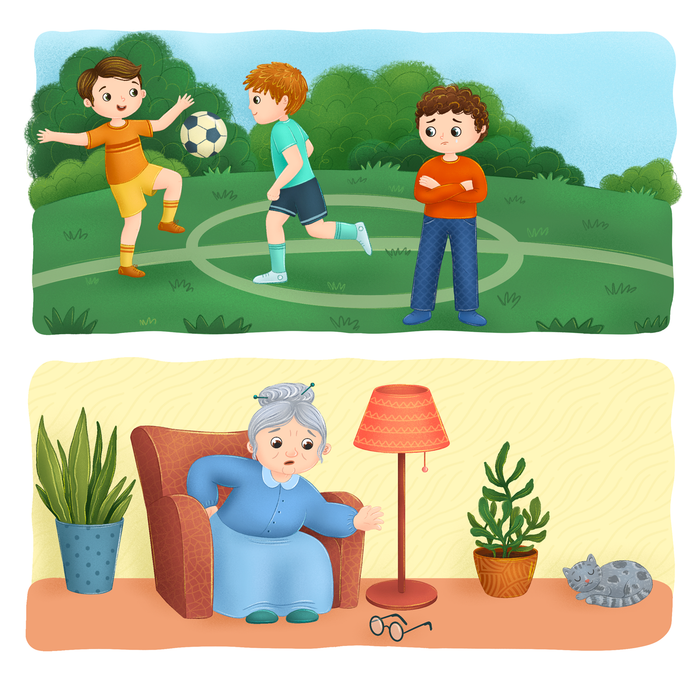 Иллюстрации из книги "Мои друзья эмоции"