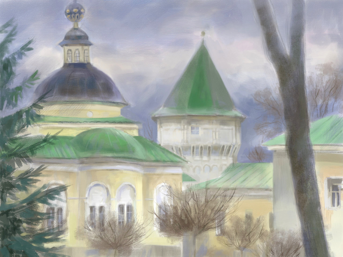 В Николо-Пешношском монастыре