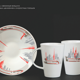 Дизайн подарочного сервиза