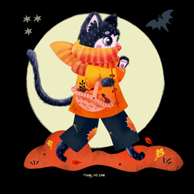 Кот в осеннюю пору