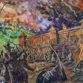 Штурм Биляра монголо-татарами