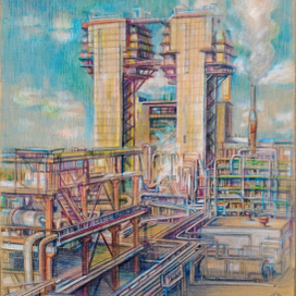 Индустриальный пейзаж. 1