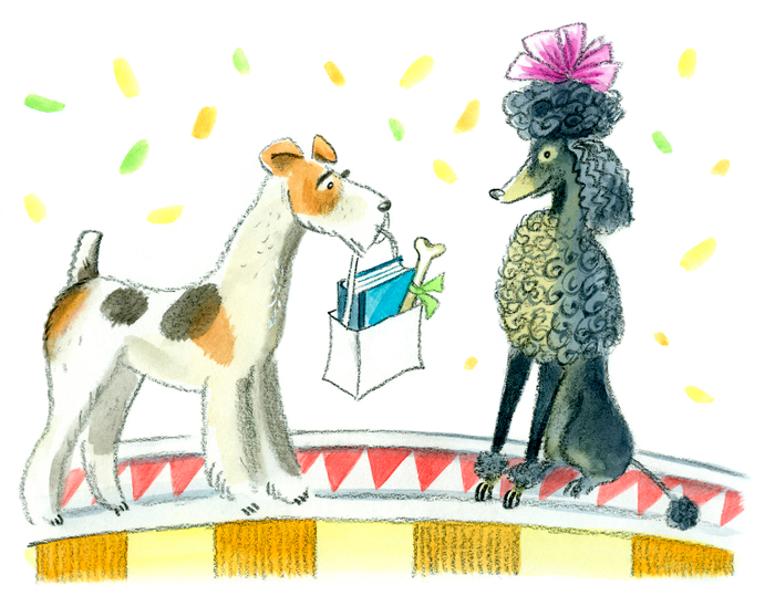 Татьяна Макарова "Снег отправляется в город" иллюстрация