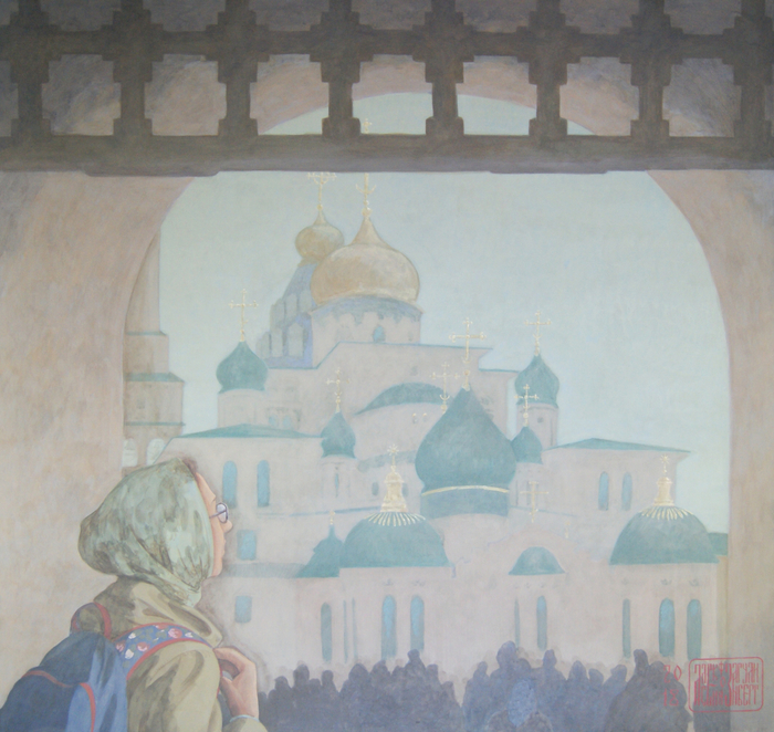 У монастырских врат