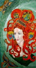 Бабочка Павлиний глаз или Нимфа Ио.\91х49\.