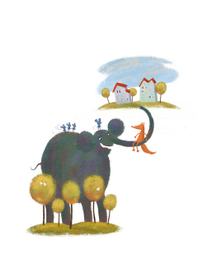 слон, мыши и лис