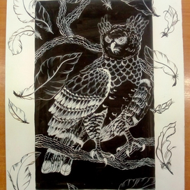 Некая птица.. (какой конкретно вид мне узнать так и не удалось)