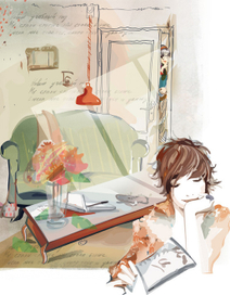 Иллюстрации для глянцевых журналов