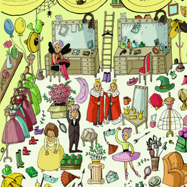 Гримерная театра