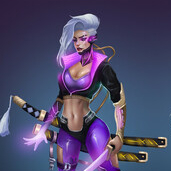 Concept art Samurai Girl