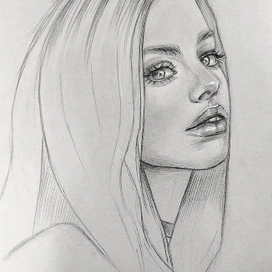 Портрет старомодной девушки