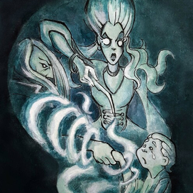 Иллюстрация для Inktober 2025 18. deal (сделка)