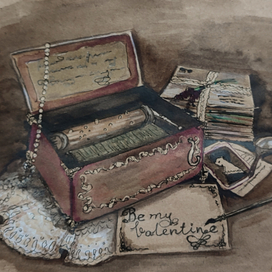 Открытка  ко дню святого Валентина