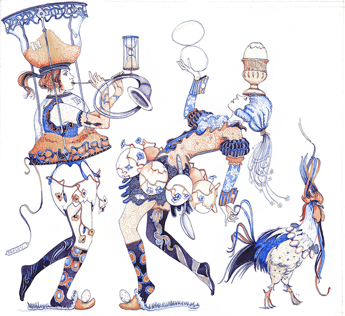 Яйца всмятку,из серии сбежавшие предметы