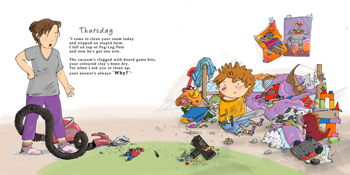 untidy Cai and Tidy Mai 