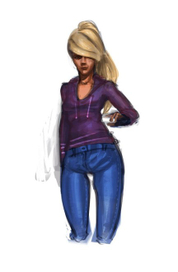 Набросок девушки