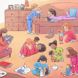 Было у бабушки 10 внучат