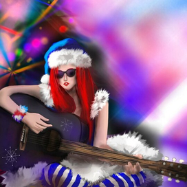 Девушка с гитарой