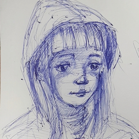 Девочка под дождем