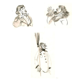 Герои из повести " Понедельник начинается в Субботу"