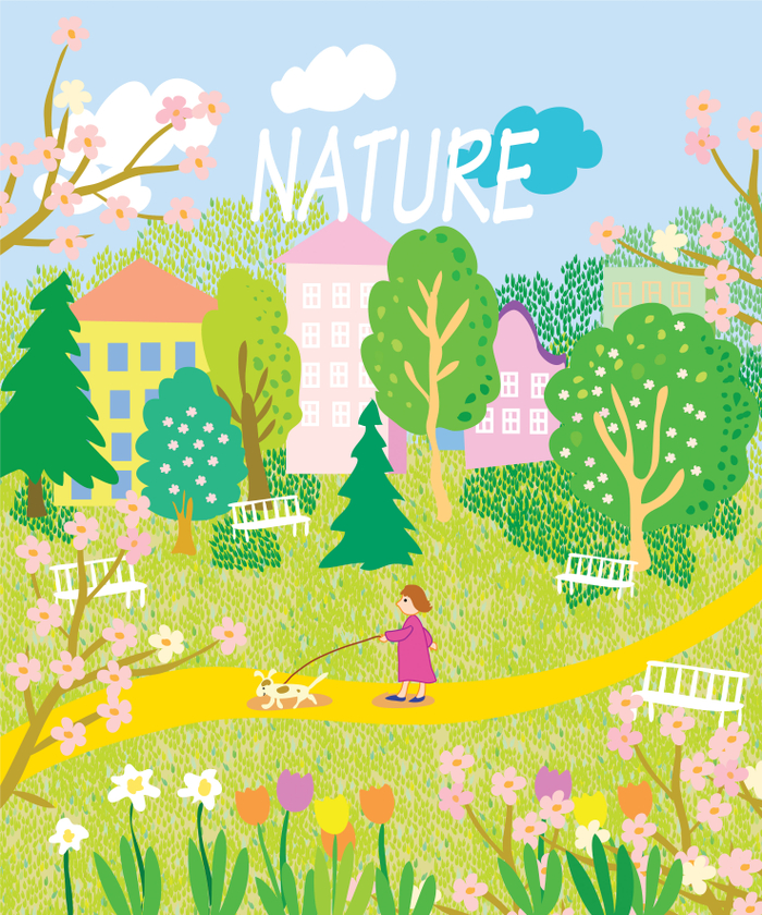 весна в городе