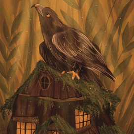 Сокол на домике