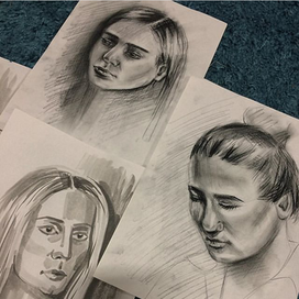 Наброски головы