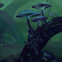 Серия иллюстраций - пейзажи и фоны