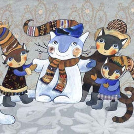 Самый первый снеговик