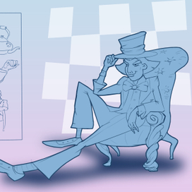 Концепт "Алиса в стране чудес"