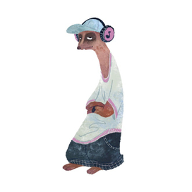 Персонаж сурикат подросток