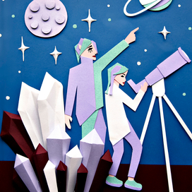 Иллюстрации к серии "Сказки о созвездиях"