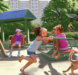 "Полны веселья шумного бульвары и сады!"