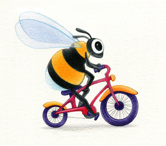 На велосипеде