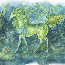 Ю Коваль "Зеленая лошадь"