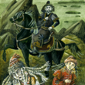 Иллюстрации к сборнику произведений Н.Н Каразина «Рождественские рассказы», издатель ИП Мамонов В.В.