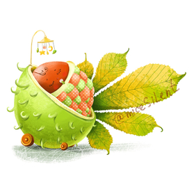 Малыш - каштанчик